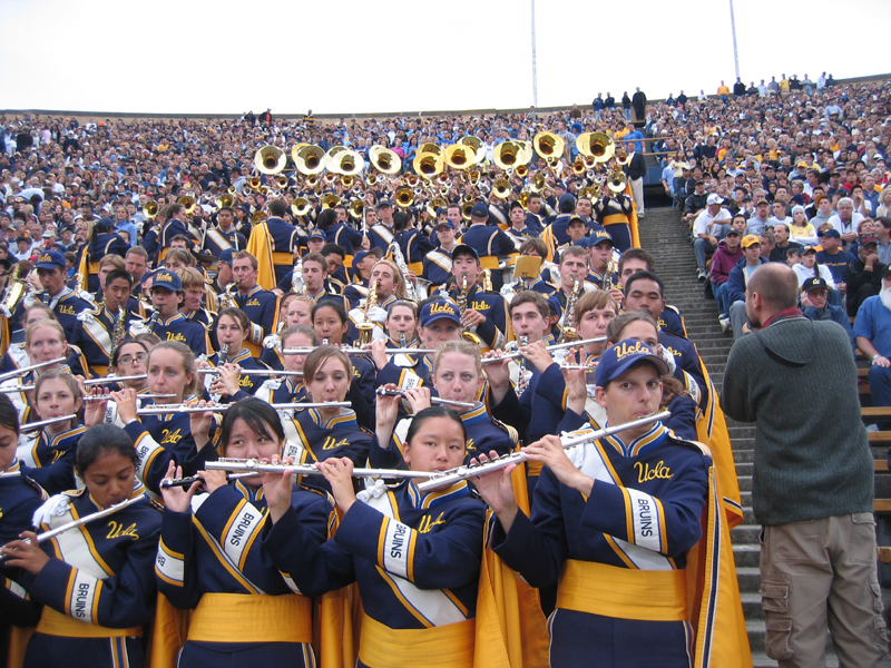 In the stands at Cal