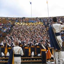 In the stands at Cal