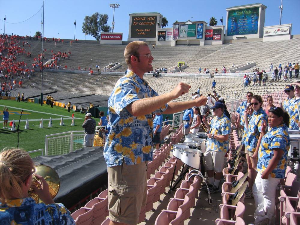 Drum Major Greg Bowser