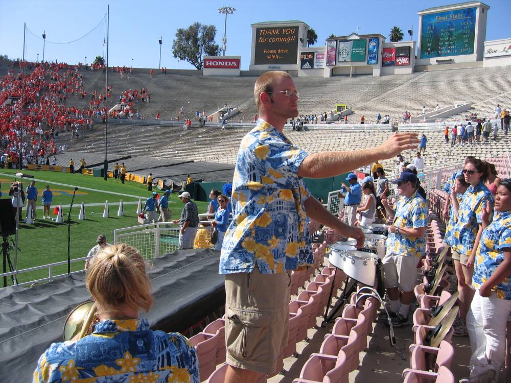 Drum Major Greg Bowser