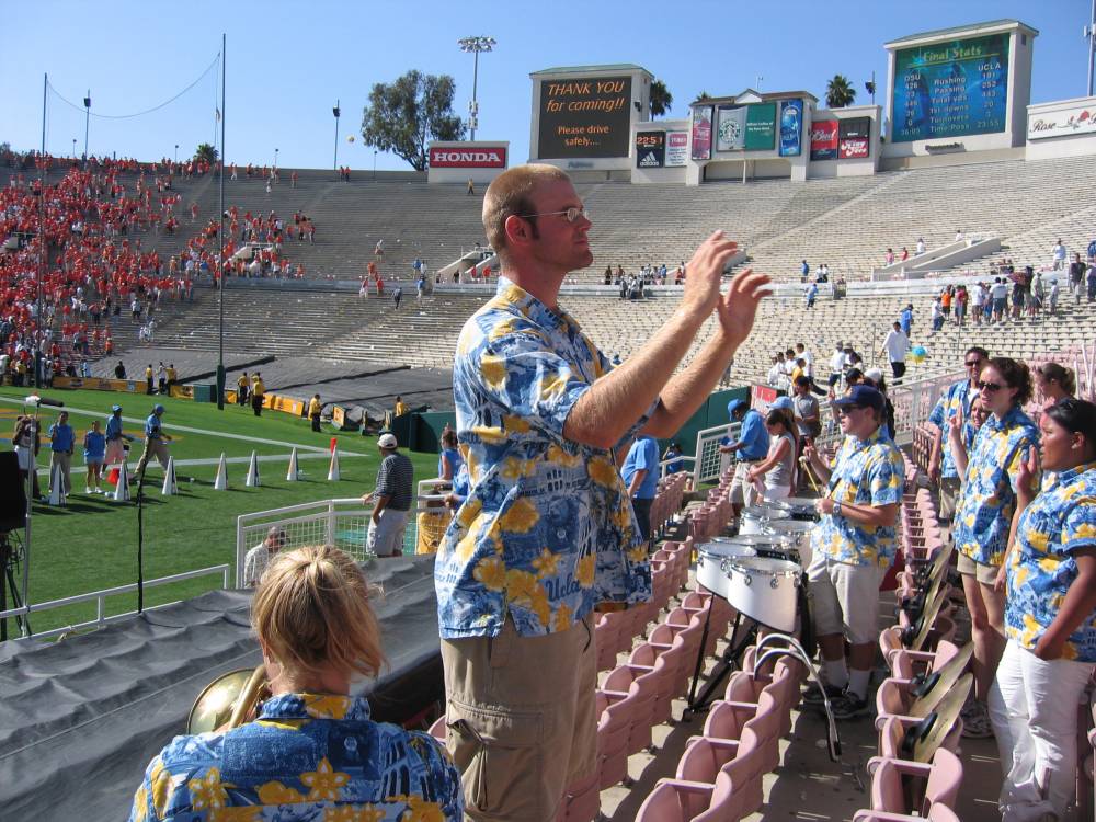 Drum Major Greg Bowser