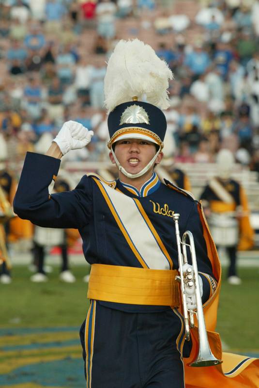 Trumpeter Joseph Lee, SDSU game, October 2, 2004