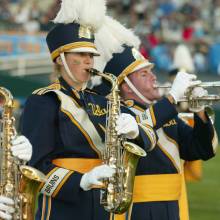 Hilary Strong & Brad Nott, SDSU game, October 2, 2004