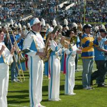 Alumni in Olympic All American Band Uniforms