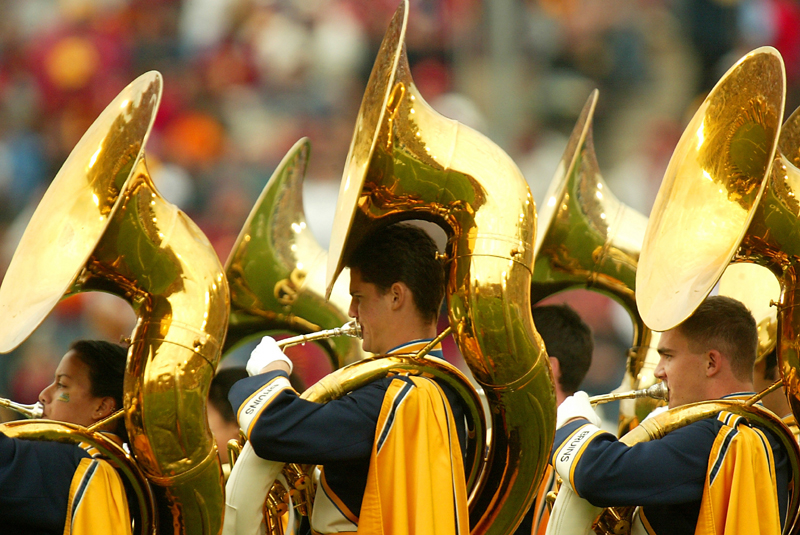 Sousaphones, USC game, December 4, 2004