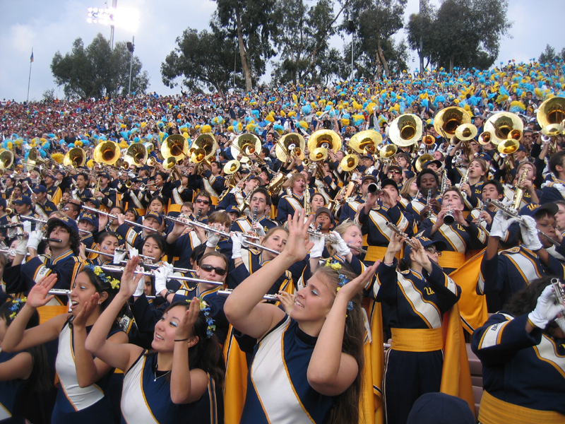 In the stands, USC game, December 4, 2004