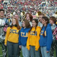 Astronauts and friends, USC game, December 4, 2004