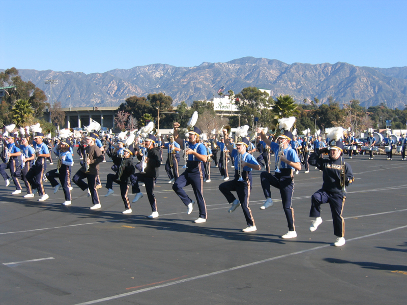 Run-on rehearsal, USC game, December 4, 2004