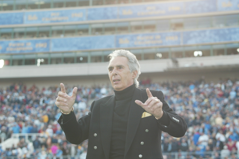 Academy Award-winning composer Bill Conti, USC game, December, 4, 2004