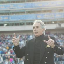 Academy Award-winning composer Bill Conti, USC game, December, 4, 2004