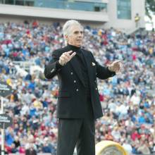Academy Award-winning composer Bill Conti, USC game, December, 4, 2004