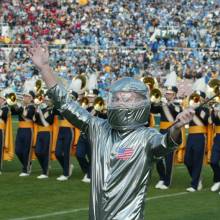 Astronaut Jay Dillon during "The Right Stuff," USC game, December 4, 2004