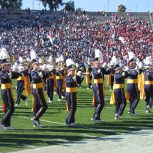 The Trumpets during the rotation drill in "El Toro Caliente"