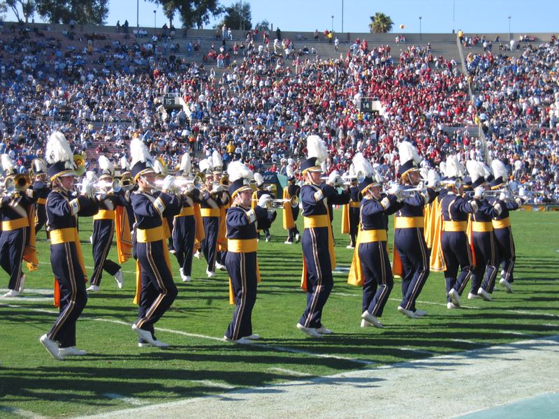 The Trumpets during the rotation drill in "El Toro Caliente"