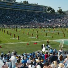 Ready for the 100 yard long U.S. Flag to open