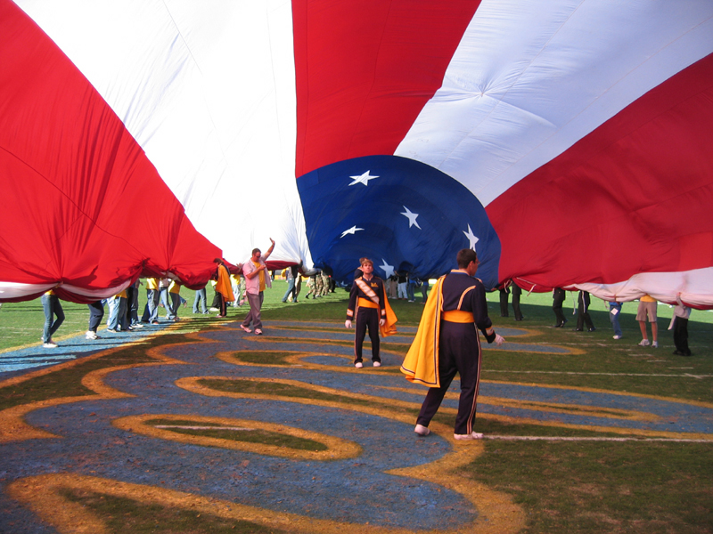 Furling the flag