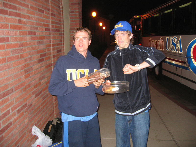 Sean Pawling and Chris Smith, ASU game, November 12, 2005