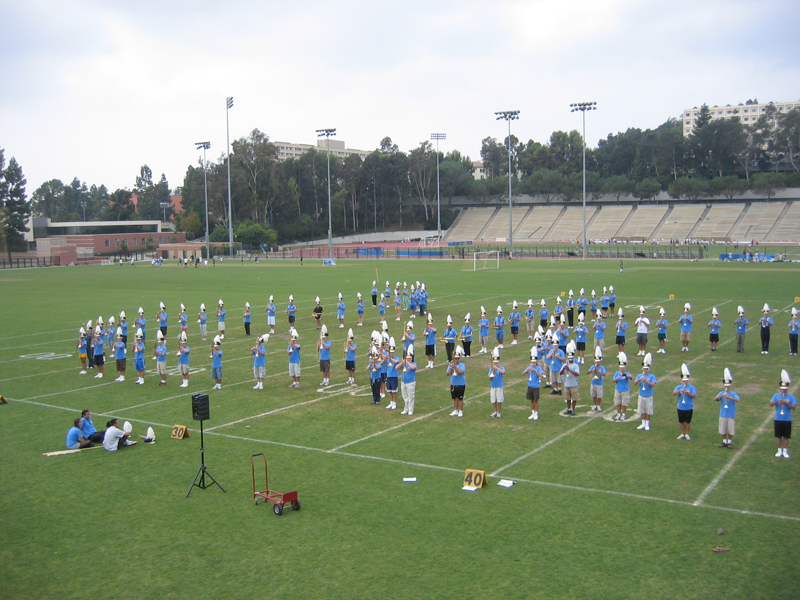 Script UCLA, rehearsal, Cal game, October 8, 2005