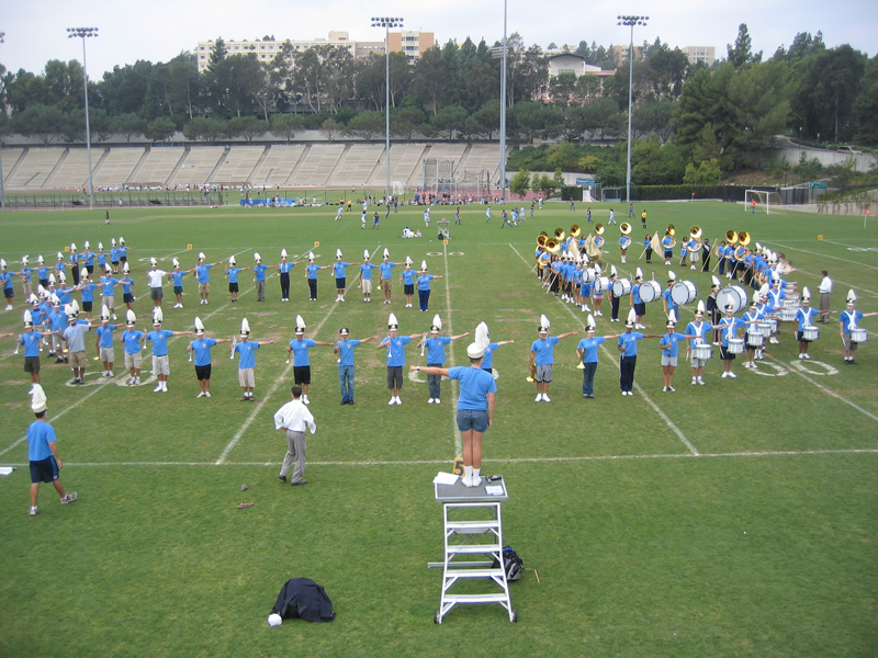 Script UCLA, rehearsal, Cal game, October 8, 2005