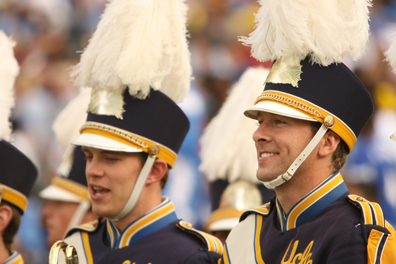 Linc Atkinson and Steve Perisho, Cal game, October 8, 2005