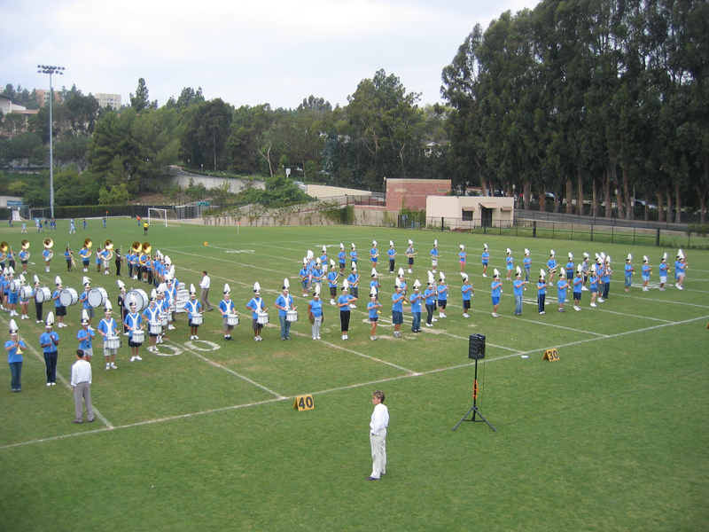 Script UCLA, rehearsal, Cal game, October 8, 2005