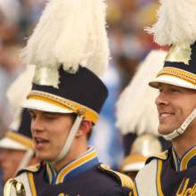 Linc Atkinson and Steve Perisho, Cal game, October 8, 2005