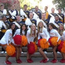 Band with USC Song Girls, 2005