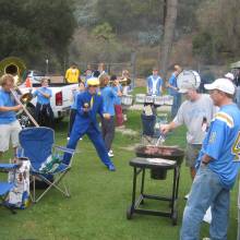 Band Juggler, Chris Smith at Rose Bowl tailgates, 2005