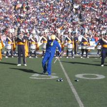 Band Juggler Chris Smith at Sun Bowl, 2005