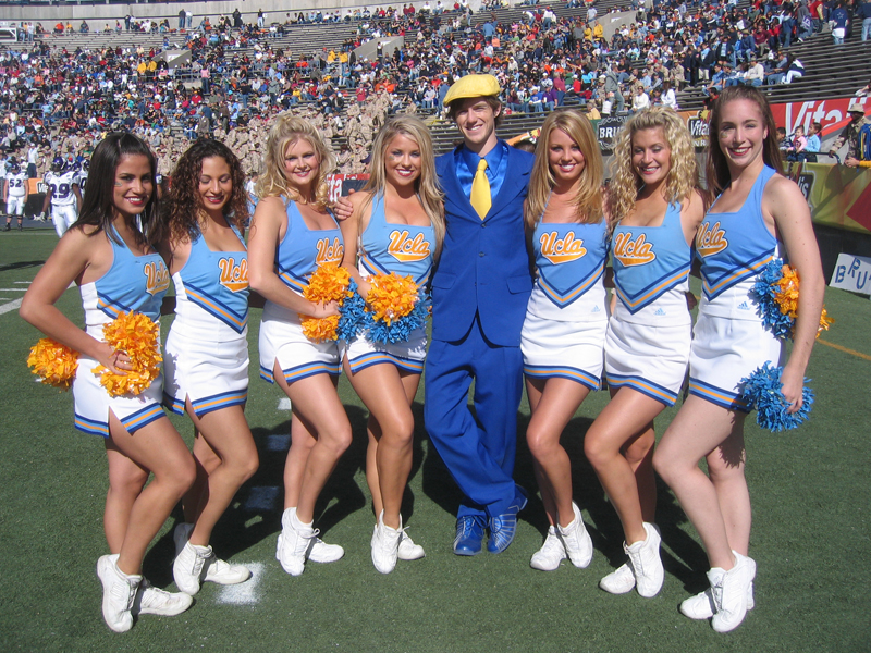 Band Juggler Chris Smith with Dance Team at Sun Bowl, 2005