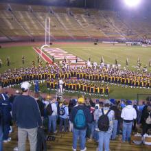 Postgame concert at Stanford, October 29, 2005