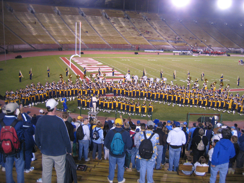 Postgame concert at Stanford, October 29, 2005