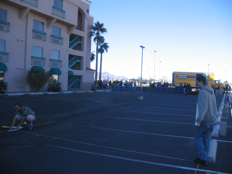 Hotel rehearsal, Sun Bowl 2005