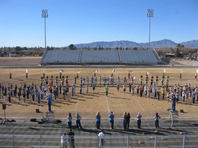 Rehearsal in El Paso, Sun Bowl 2005