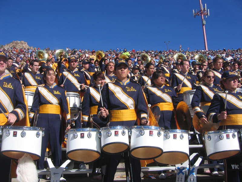 Band in stands, Sun Bowl, December 30, 2005