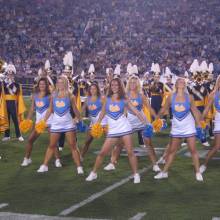 Dance Team with Band, Washington game, October 1, 2005