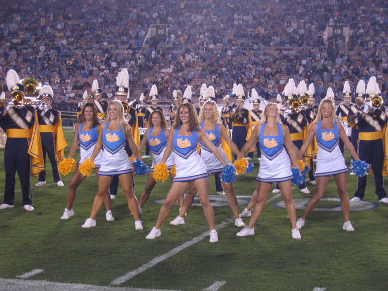 Dance Team with Band, Washington game, October 1, 2005