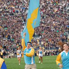 UCLA Spirit Squad at Notre Dame, October 21, 2006