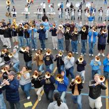 Rehearsal in Chicago, Notre Dame trip, October 20, 2006