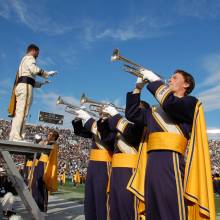 Halftime at Notre Dame, October 21, 2006