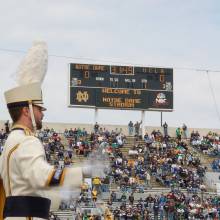 Pregame at Notre Dame, October 21, 2006