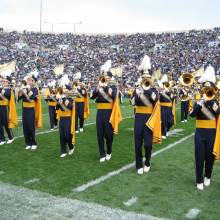Trombones during Pregame, Notre Dame, October 21, 2006