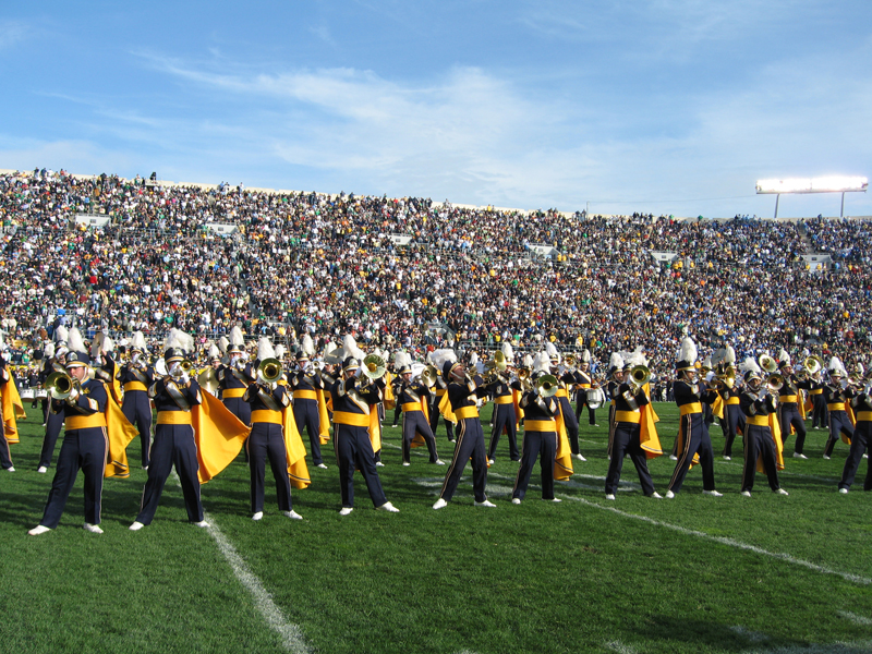 Halftime at Notre Dame, October 21, 2006