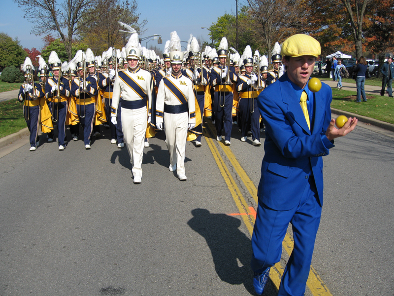 Parade block, Notre Dame, October 21, 2006