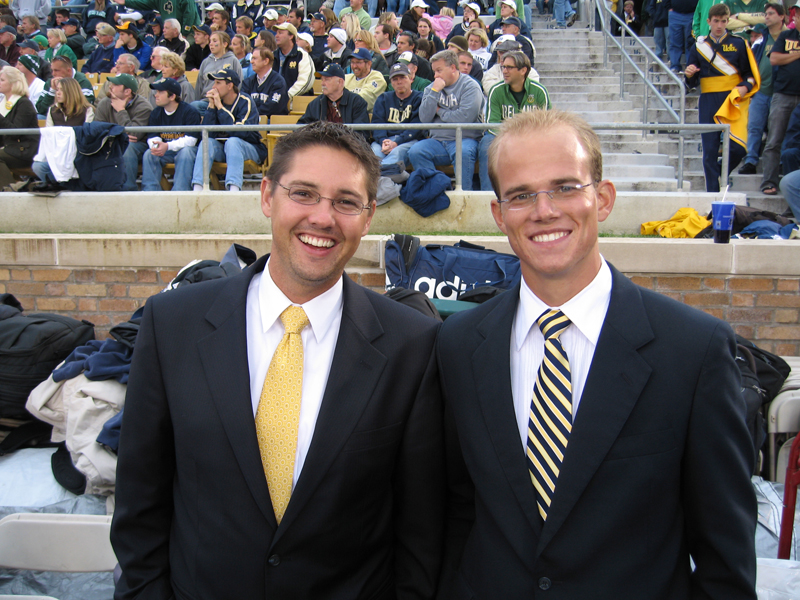 Band staff, Notre Dame, October 21, 2006