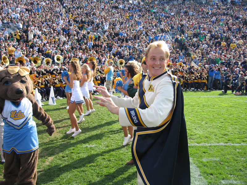 Drum Major Sean Garnreiter, Notre Dame, October 21, 2006