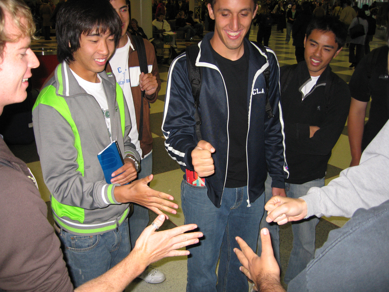 At O'Hare, Notre Dame trip 2006