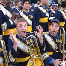 Trombones at the end of the game, Notre Dame, October 21, 2006
