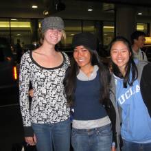Outside LAX, Notre Dame trip 2006