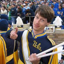 Drums in stands, Notre Dame, October 21, 2006